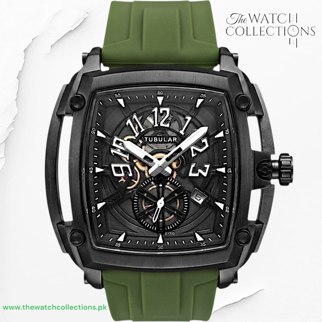 Tubular Small second & Date watch (DS-D-5715)