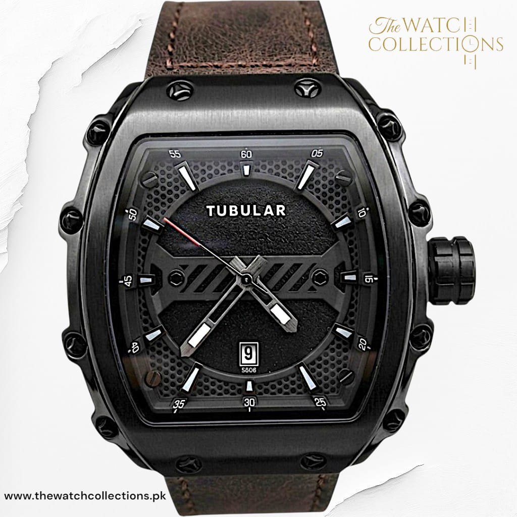 Tubular Rectangular Date watch (RD 5606)