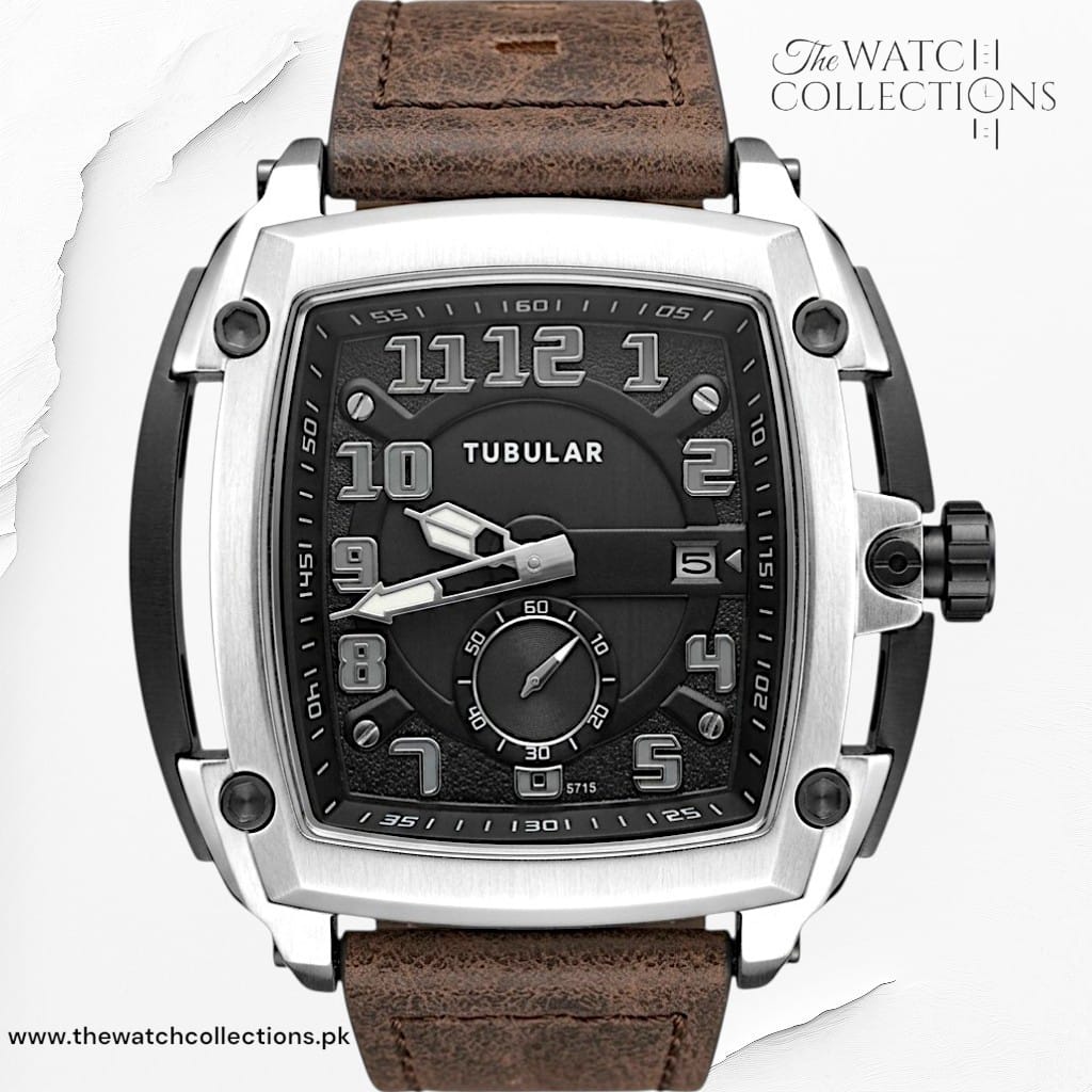 Tubular Small second & Date watch (DS-D-5715)