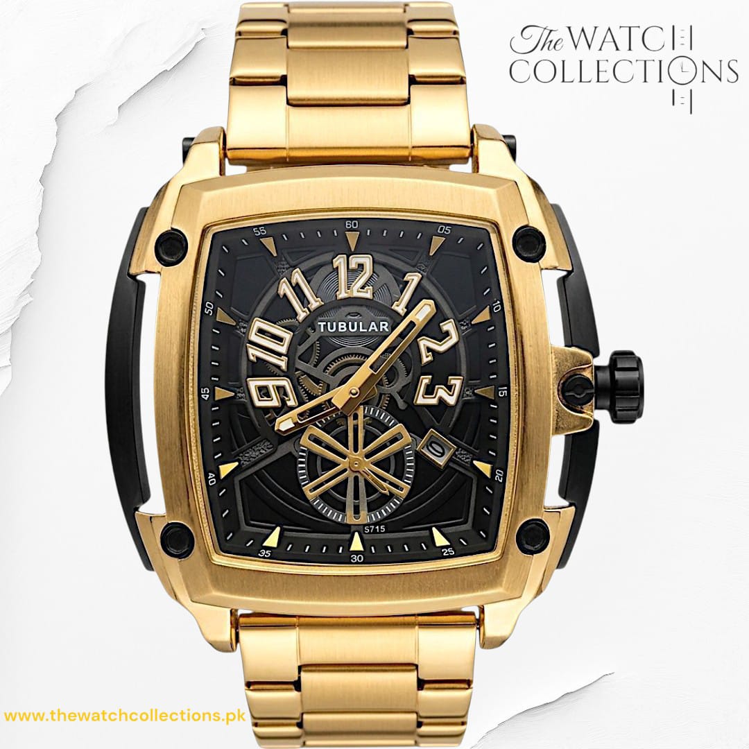 Tubular Small second & Date watch (DS-D-5715)