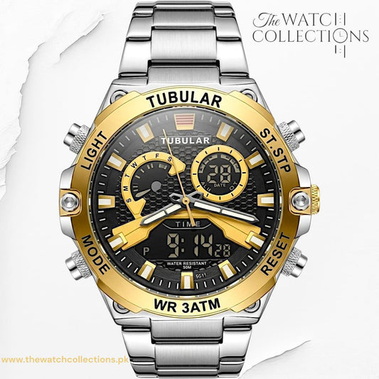 Tubular Premium Dual-Display Sports Watch (DT-5617)