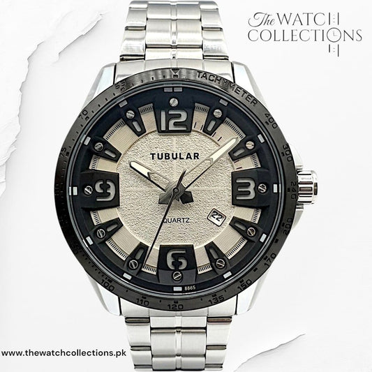 Tubular Quartz Date Watch (D-5685)