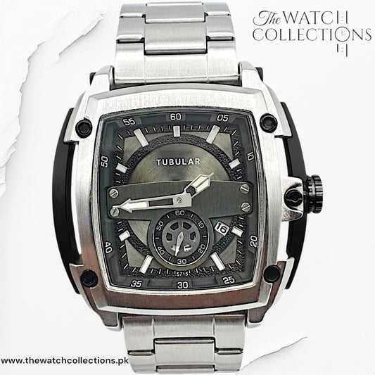 Tubular Small second & Date watch (DS-D-5715)
