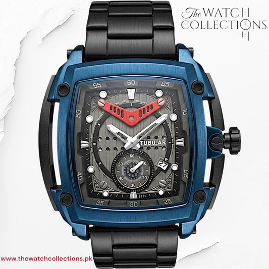 Tubular Small second & Date watch (DS-D-5715)