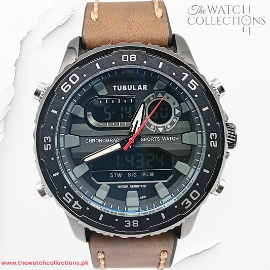 Tubular Premium Dual-Display Sports Watch (DT-5801)