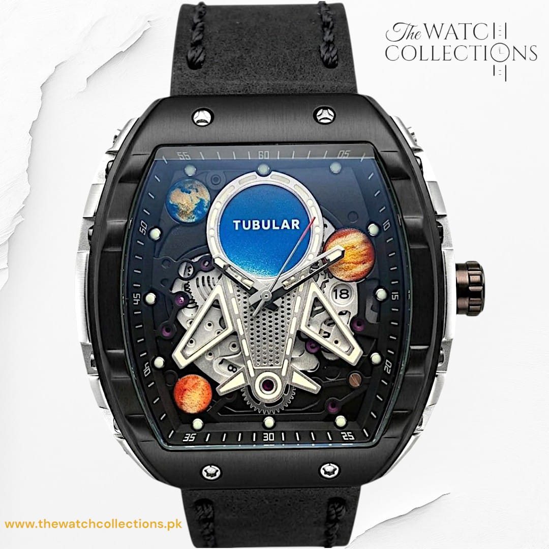 Tubular Rectangular Date watch