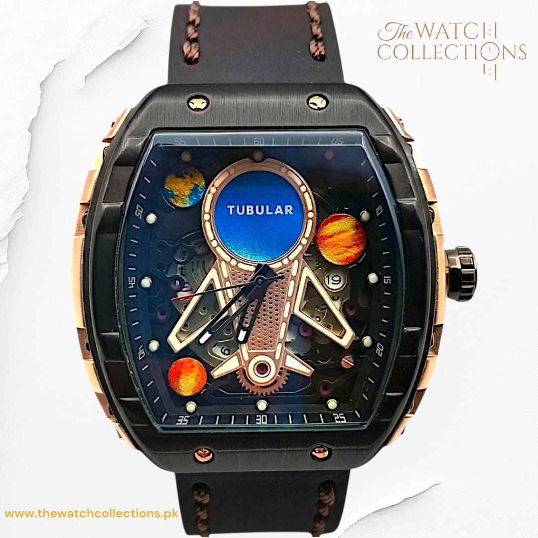 Tubular Rectangular Date watch