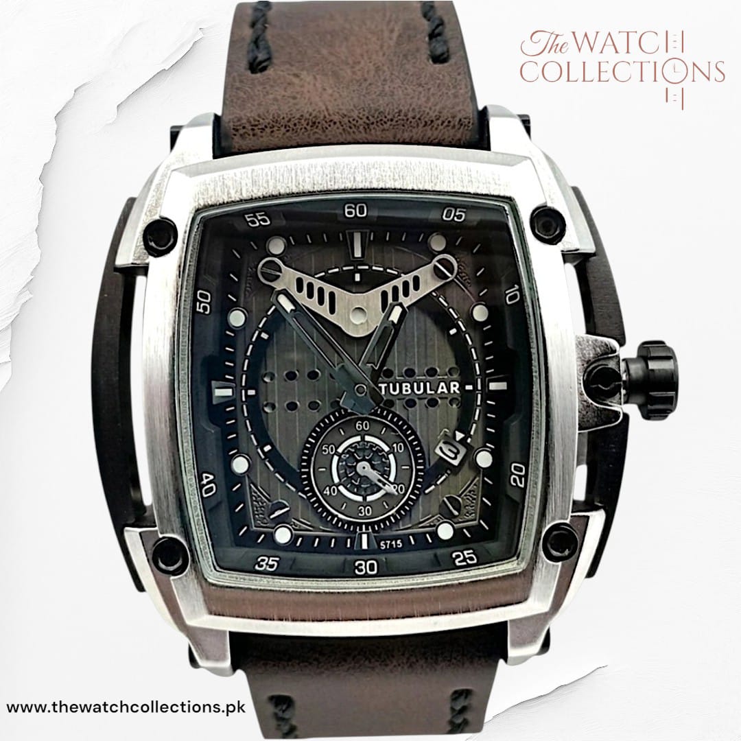Tubular Small second & Date watch (DS-D-5715)