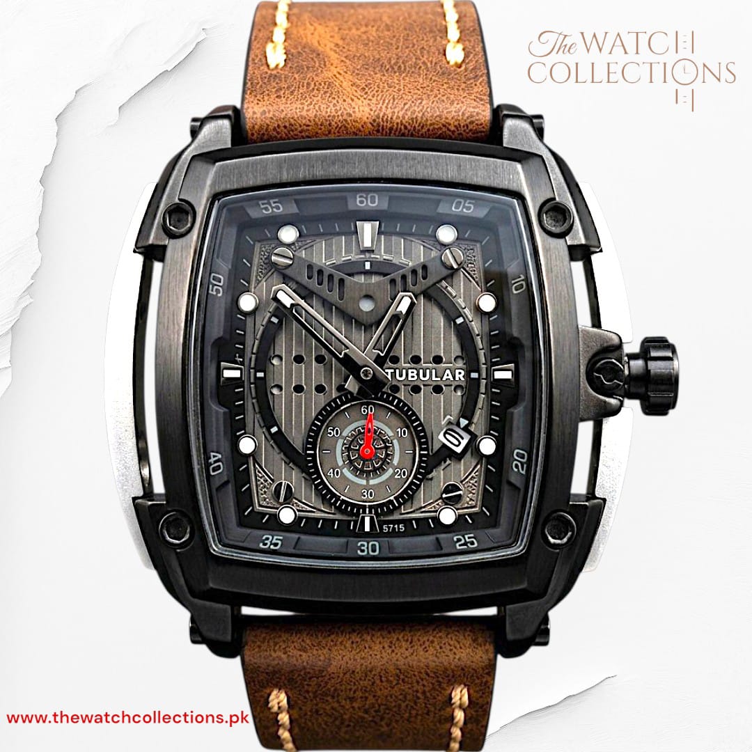 Tubular Small second & Date watch (DS-D-5715)