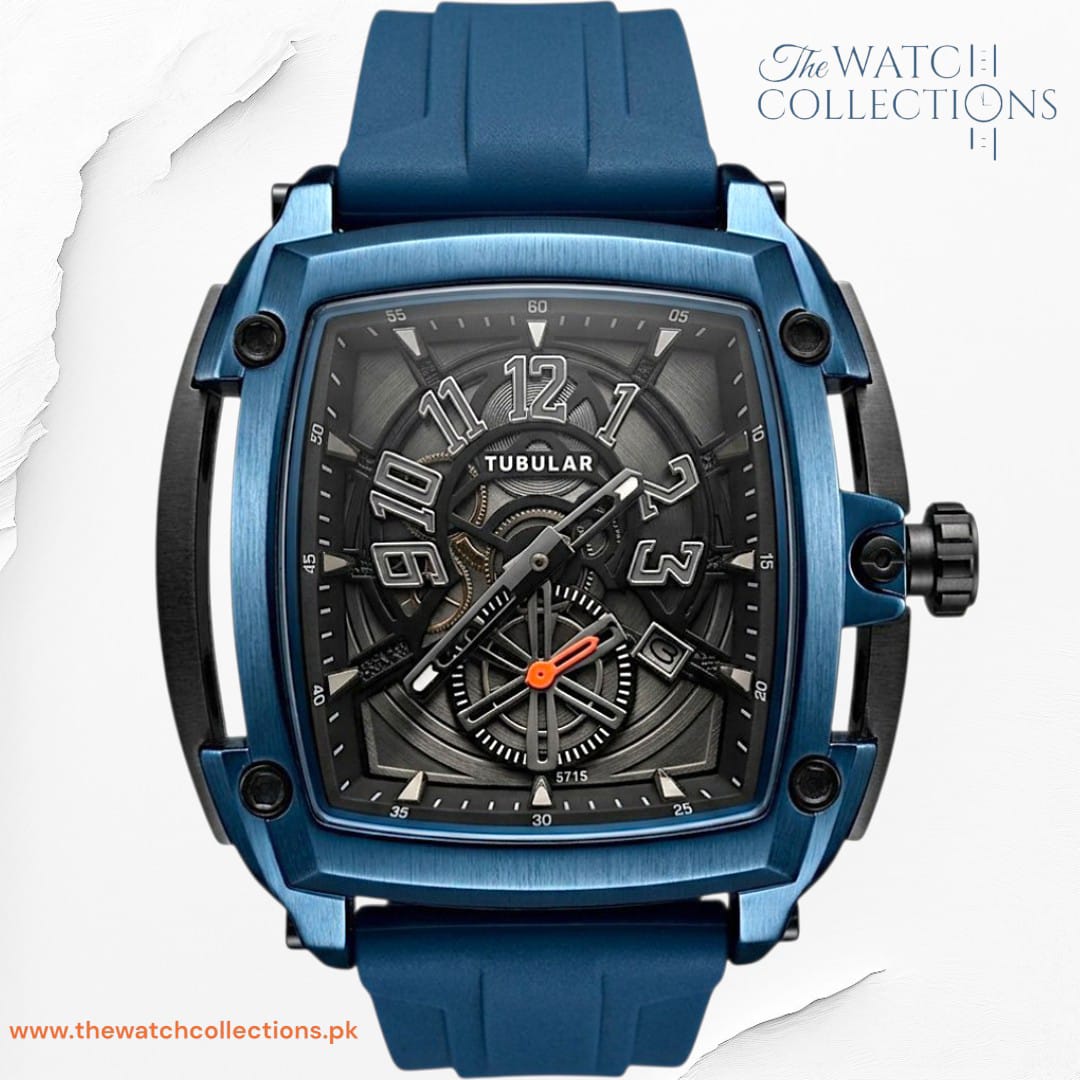 Tubular Small second & Date watch (DS-D-5715)