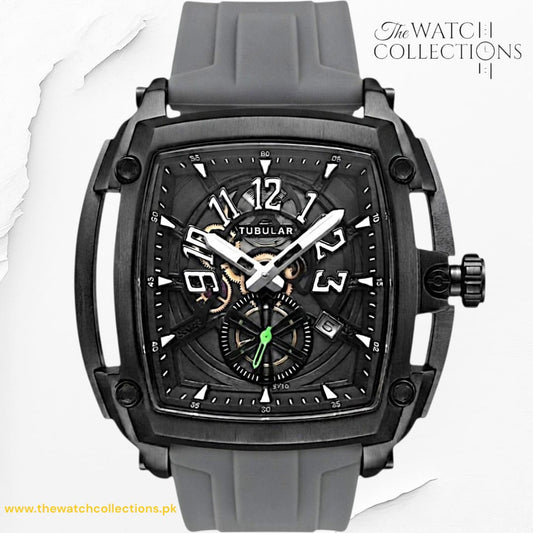 Tubular Small second & Date watch (DS-D-5715)