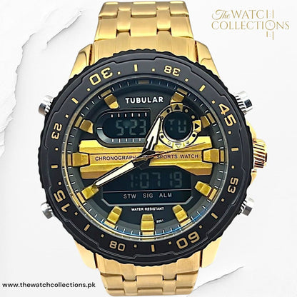 Tubular Premium Dual-Display Sports Watch (DT-5801)