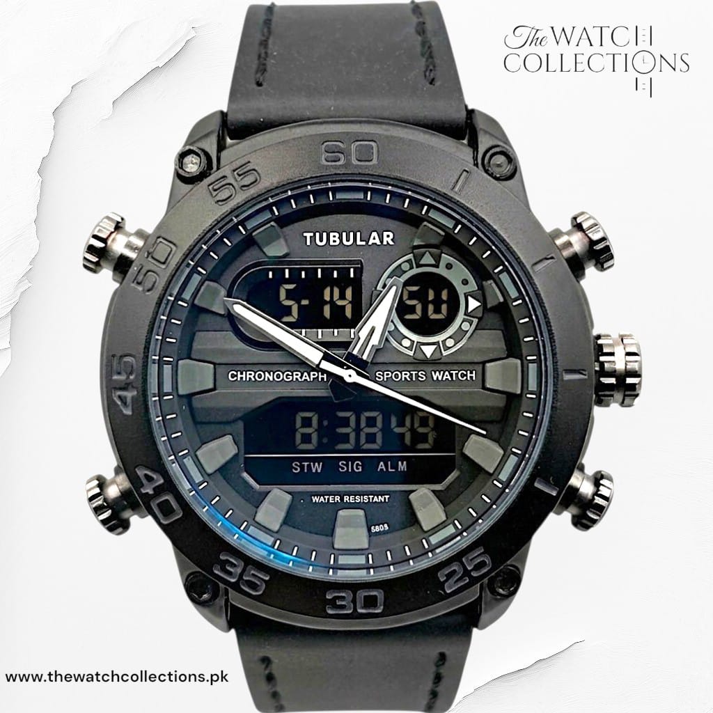 Tubular Premium Dual-Display Sports Watch (DT-5808)