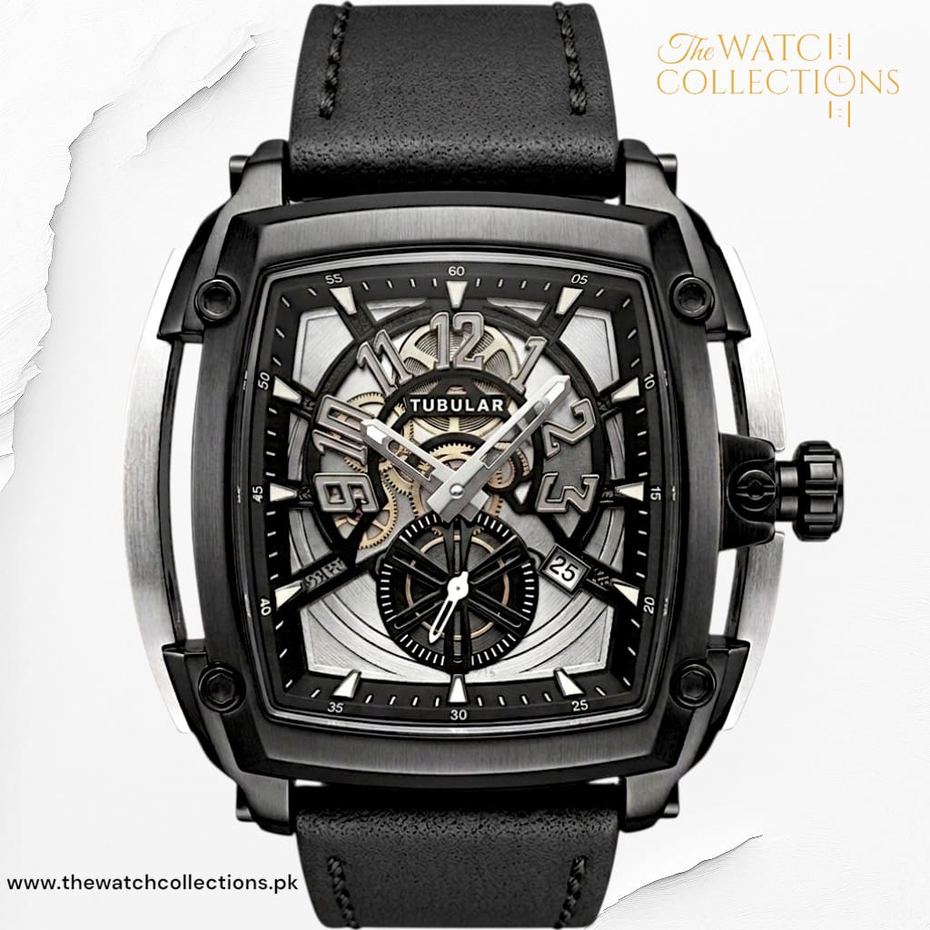 Tubular Small second & Date watch (DS-D-5715)