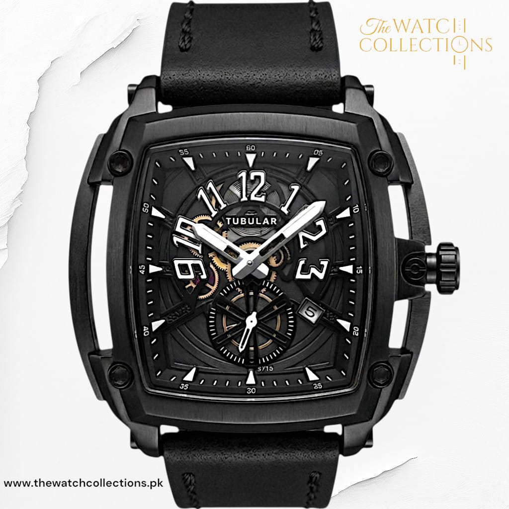 Tubular Small second & Date watch (DS-D-5715)