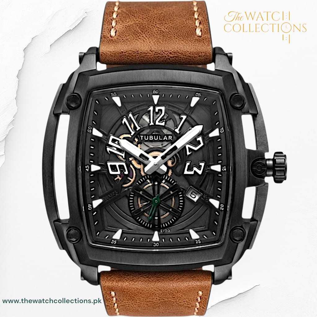 Tubular Small second & Date watch (DS-D-5715)