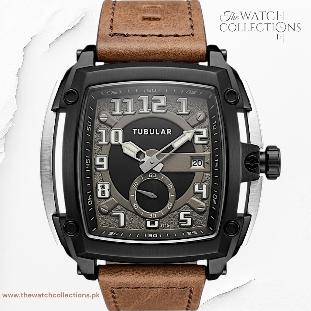 Tubular Small second & Date watch (DS-D-5715)