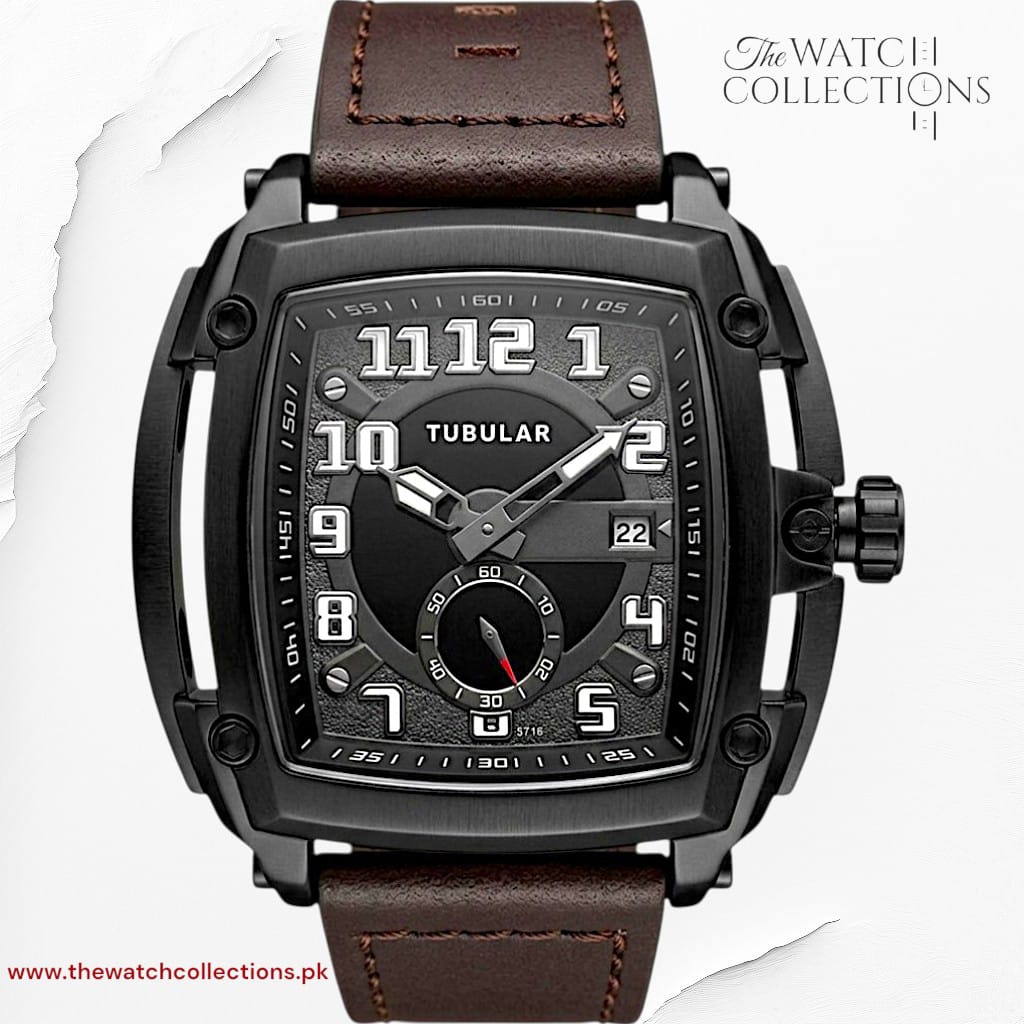 Tubular Small second & Date watch (DS-D-5715)
