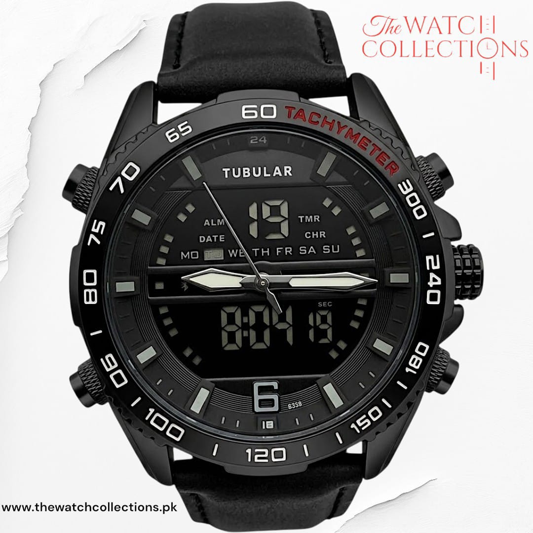 Tubular Premium Dual-Display Sports Watch (DT-5338)