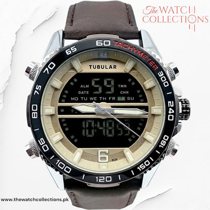 Tubular Premium Dual-Display Sports Watch (DT-5338)