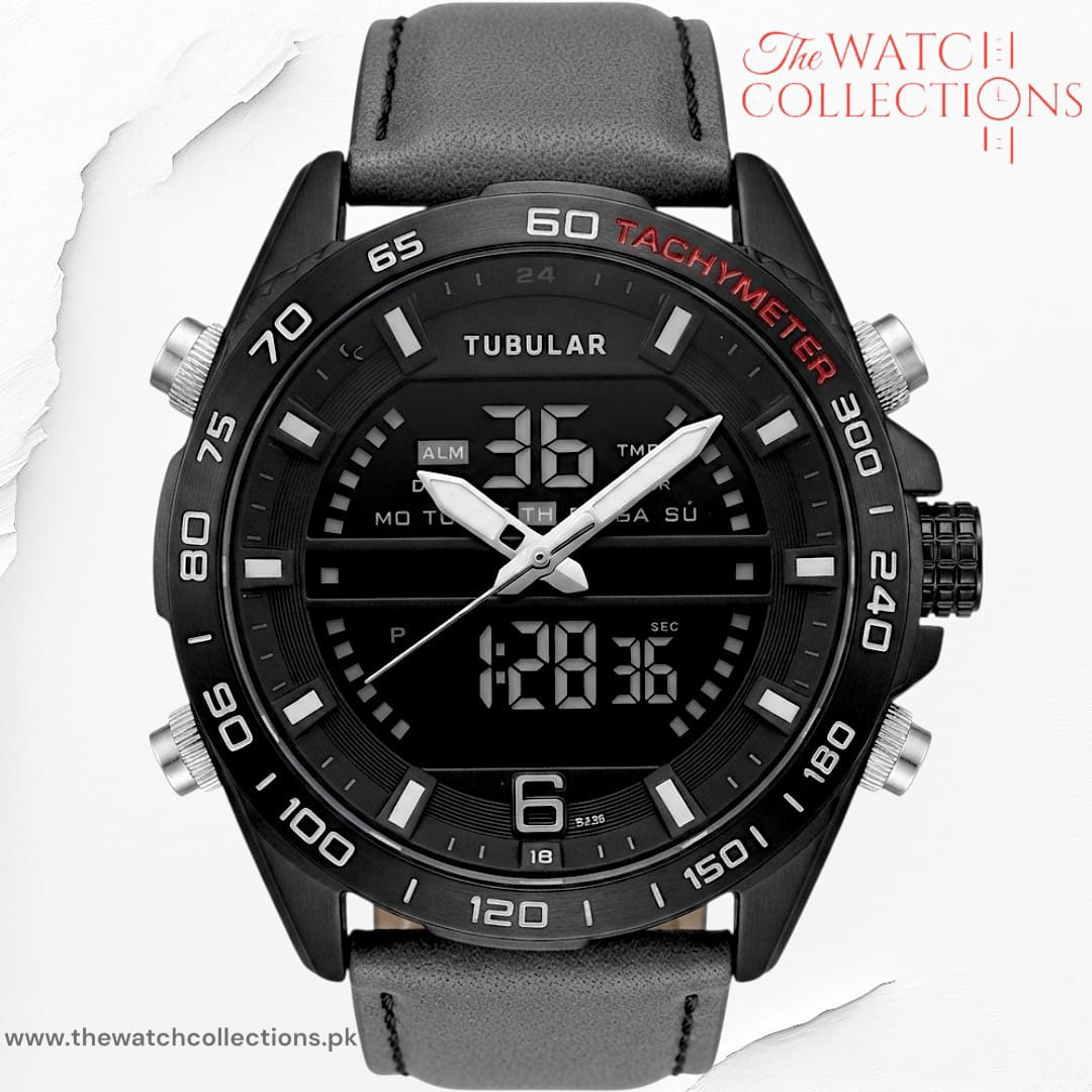 Tubular Premium Dual-Display Sports Watch (DT-5338)