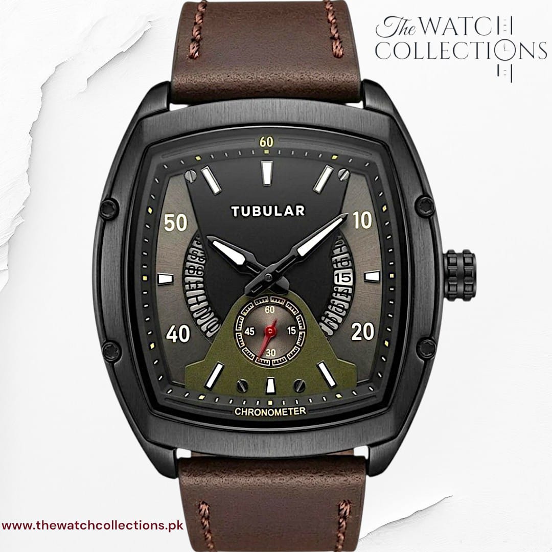 Tubular Small second & Date watch (DS-D-5608)