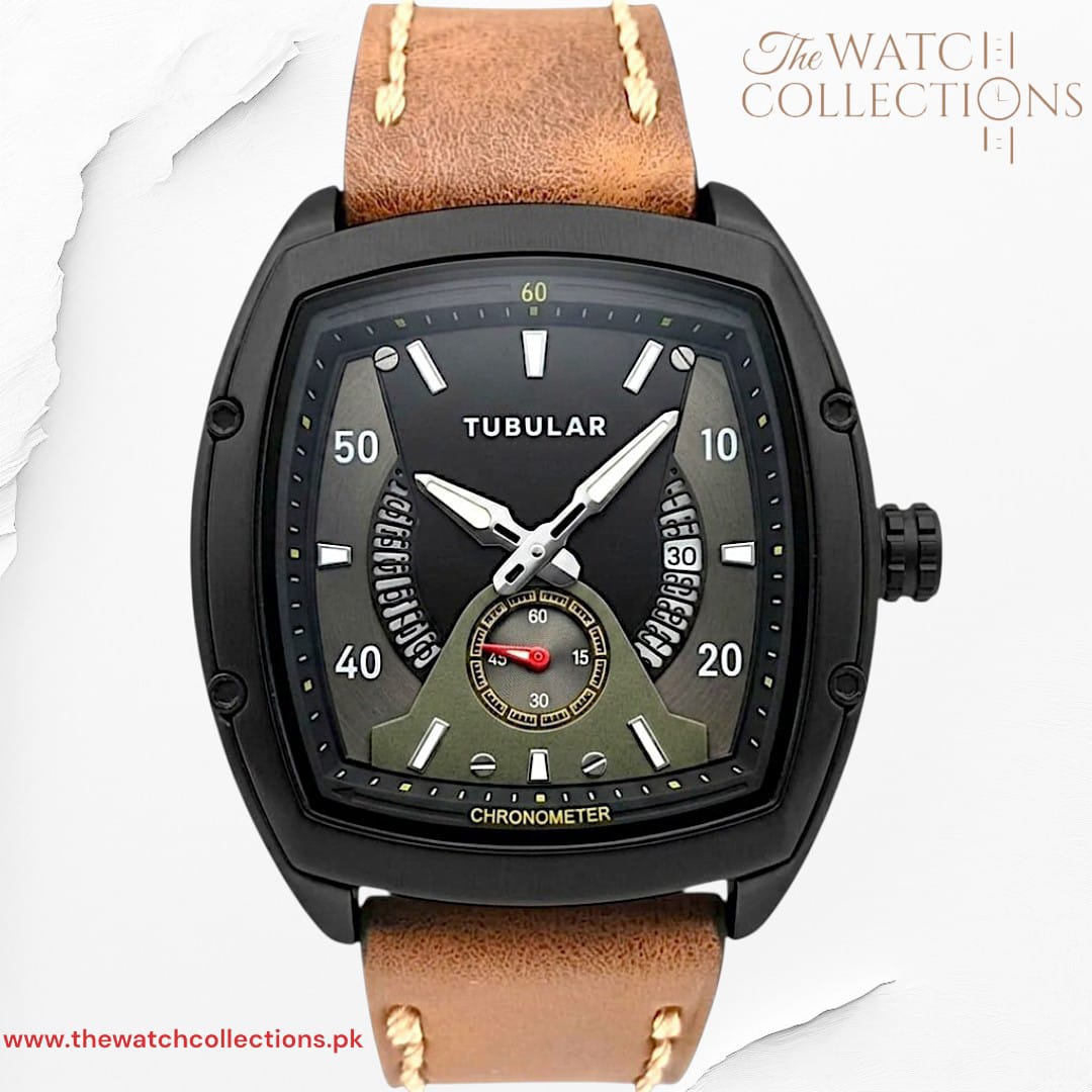 Tubular Small second & Date watch (DS-D-5608)