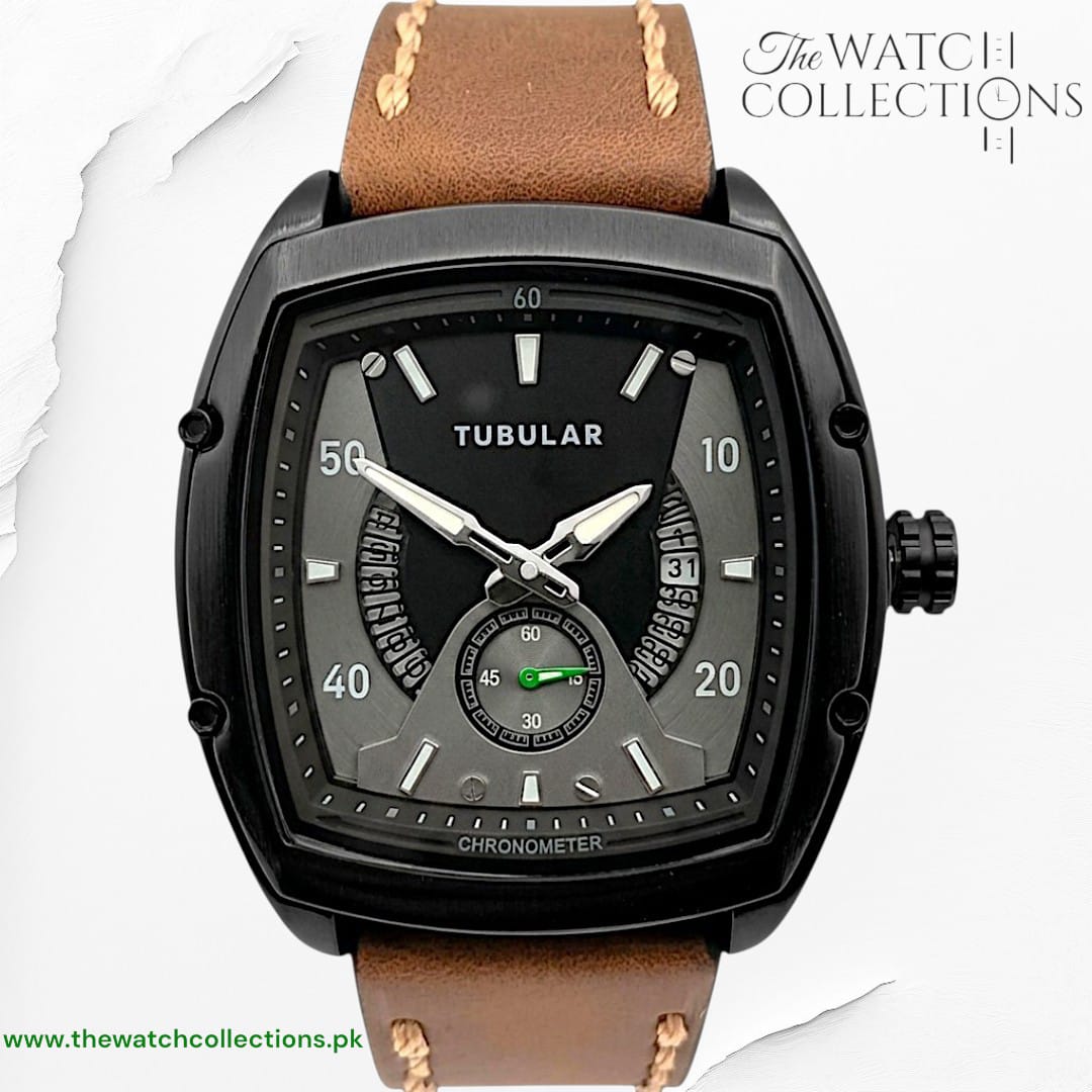 Tubular Small second & Date watch (DS-D-5608)