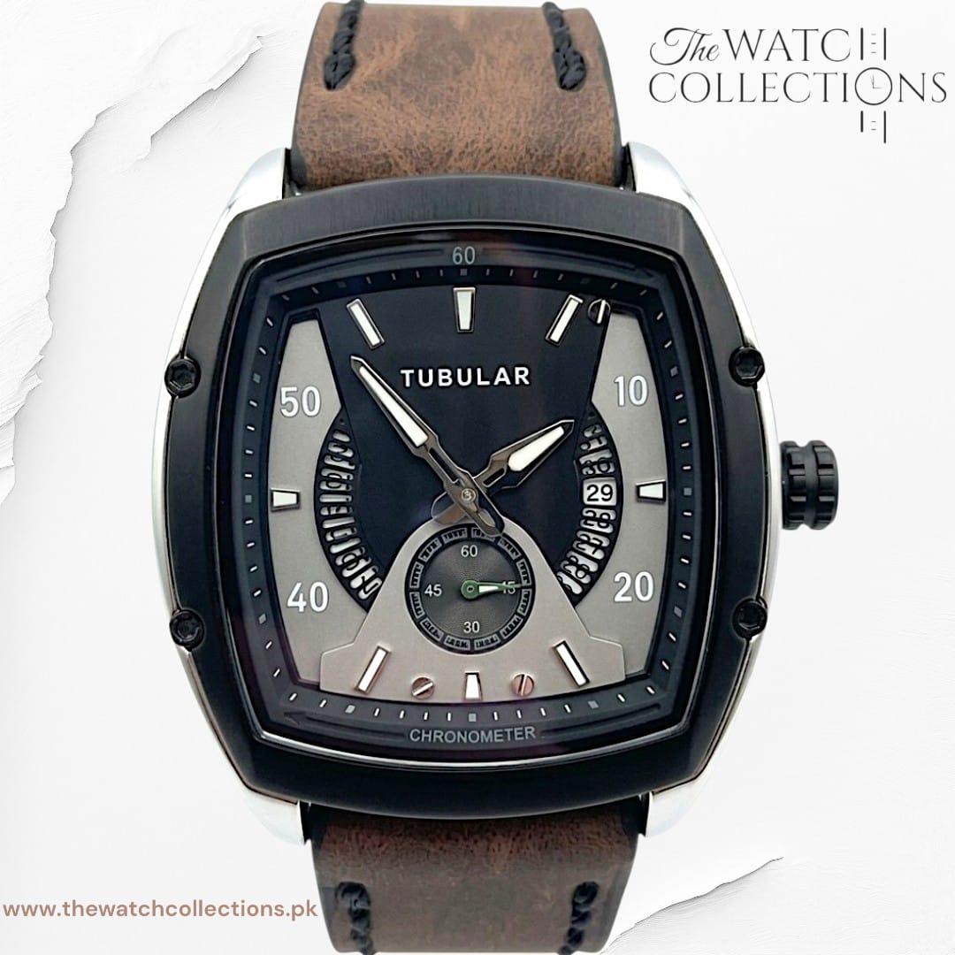 Tubular Small second & Date watch (DS-D-5608)