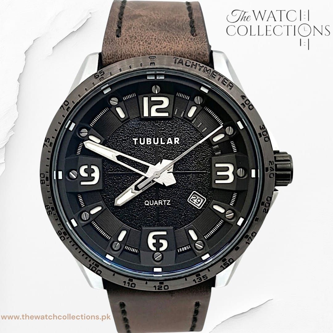 Tubular Analog Date watch (D-5685)