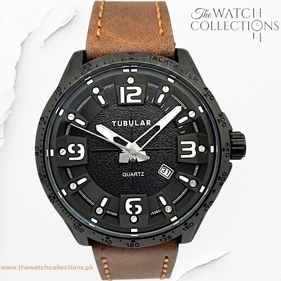 Tubular Analog Date watch (D-5685)
