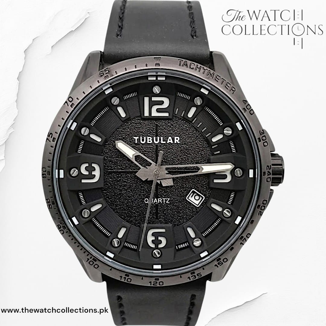 Tubular Analog Date watch (D-5685)