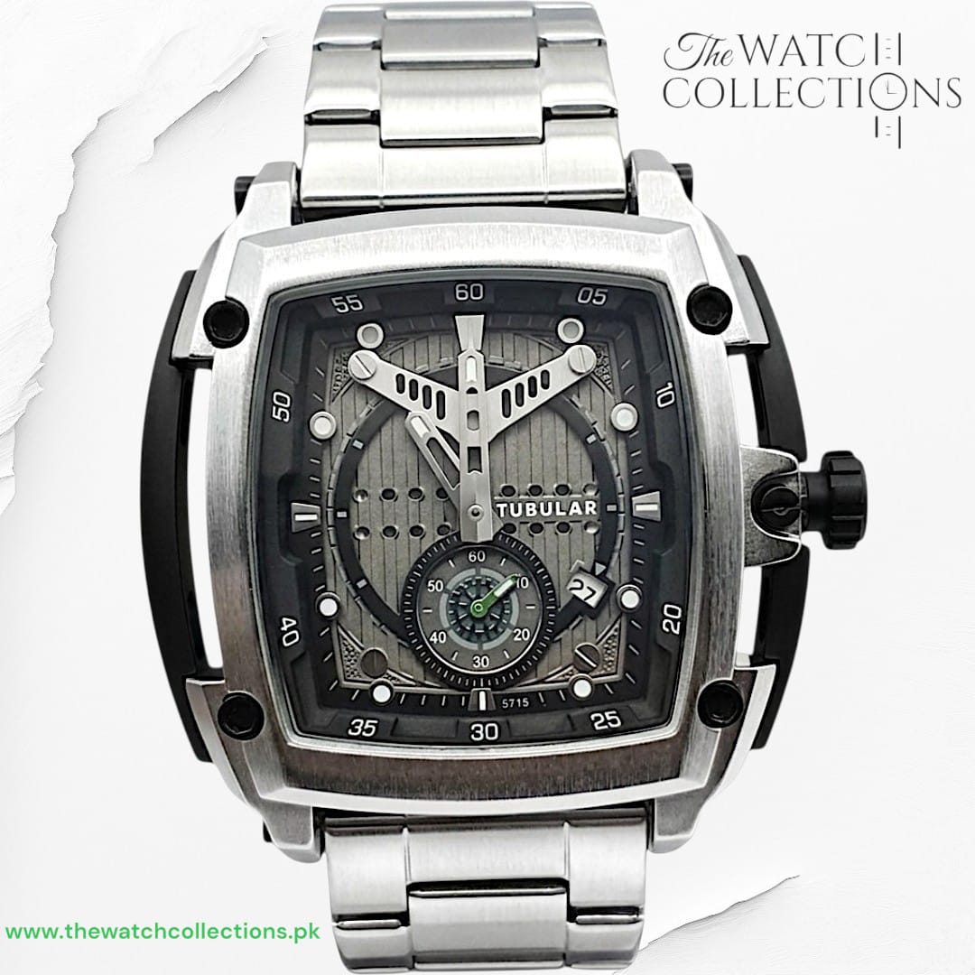 Tubular Small second & Date watch (DS-D-5715)