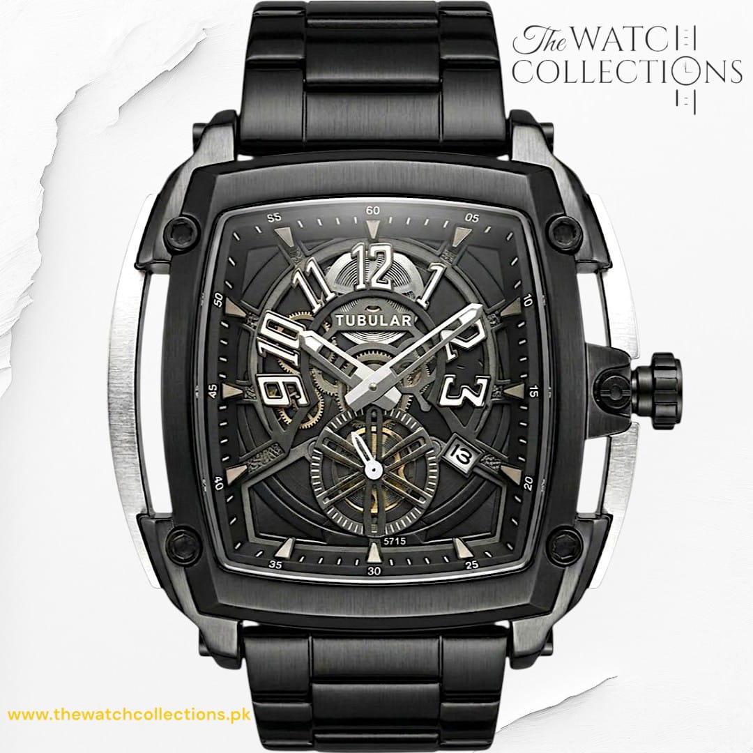 Tubular Small second & Date watch (DS-D-5715)