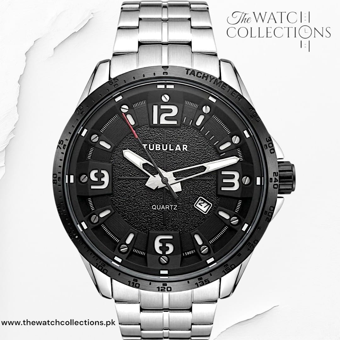 Tubular Quartz Date Watch (D-5685)