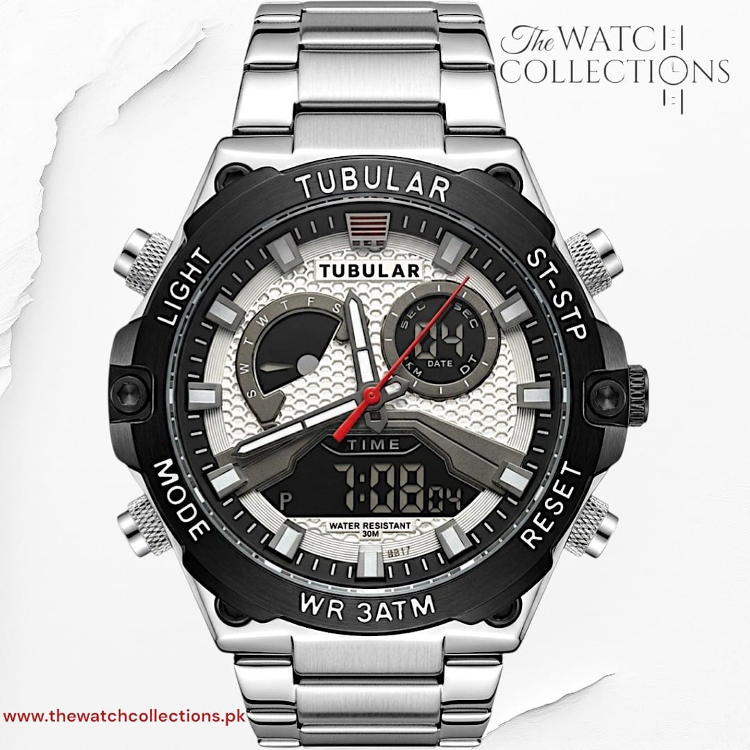 Tubular Premium Dual-Display Sports Watch (DT-5617)
