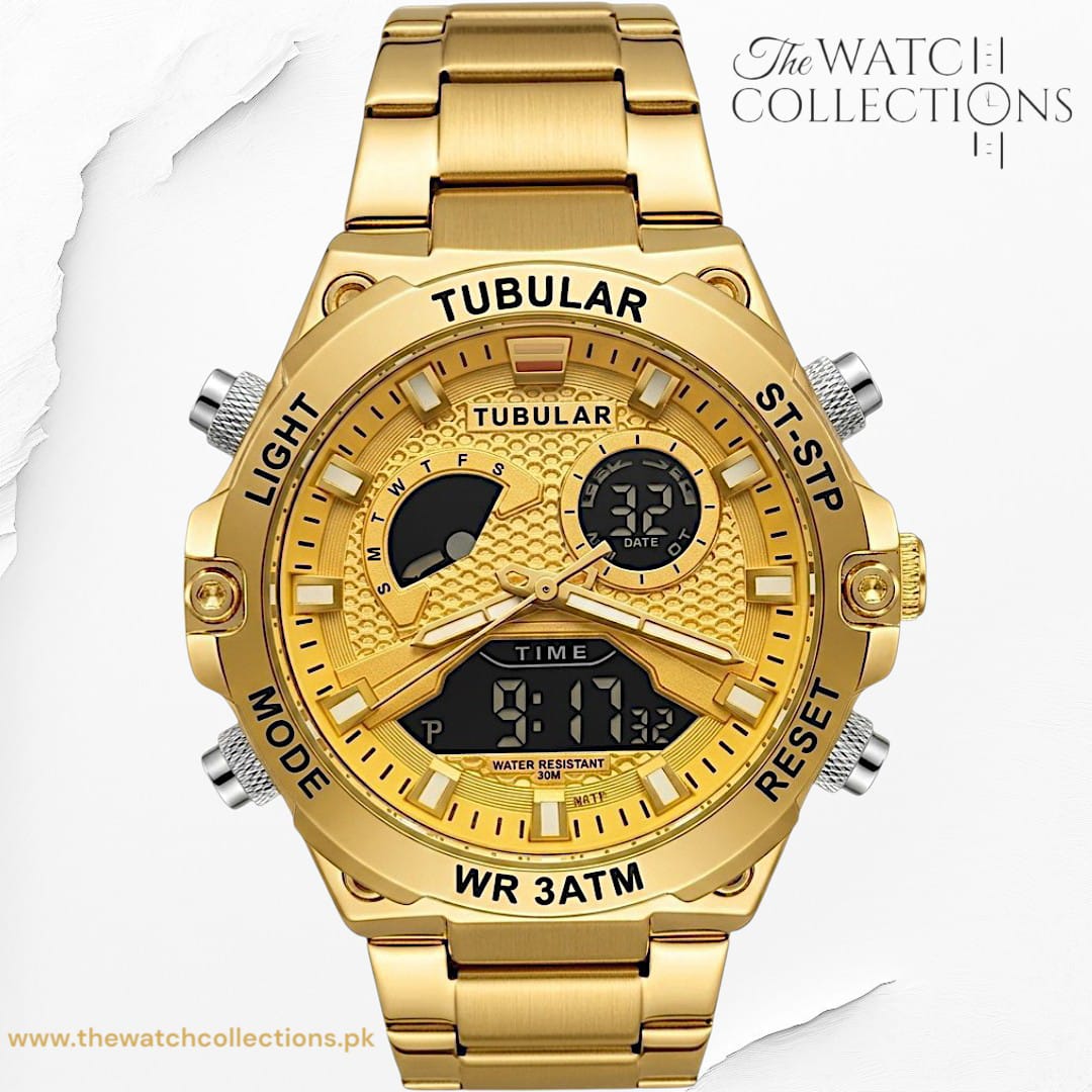 Tubular Premium Dual-Display Sports Watch (DT-5617)
