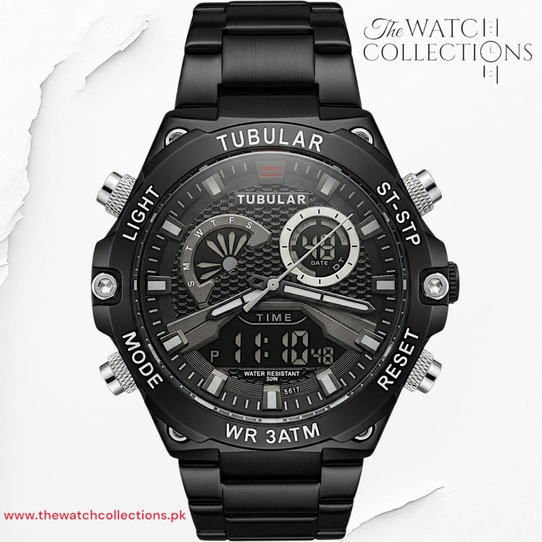 Tubular Premium Dual-Display Sports Watch (DT-5617)