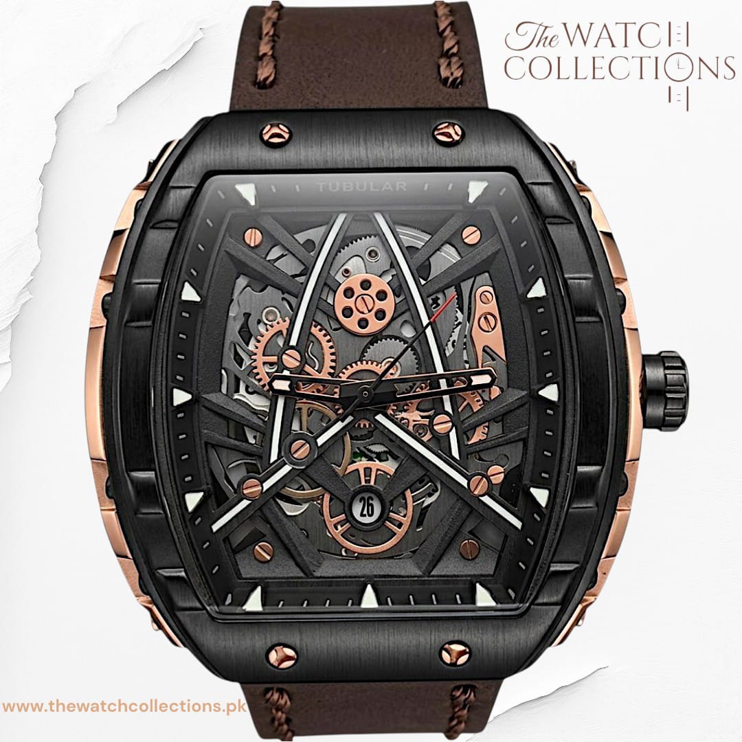 Tubular Rectangular Date watch (RC 5517)