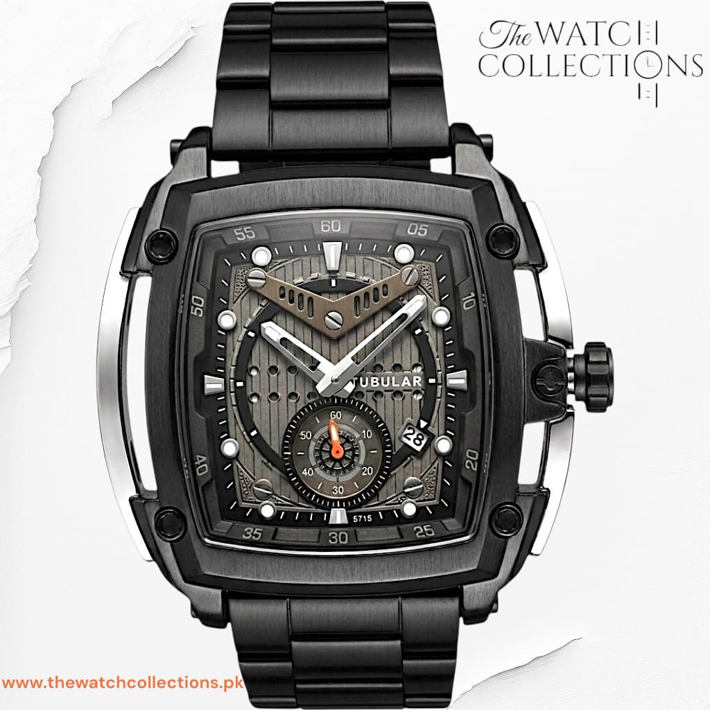 Tubular Small second & Date watch (DS-D-5715)