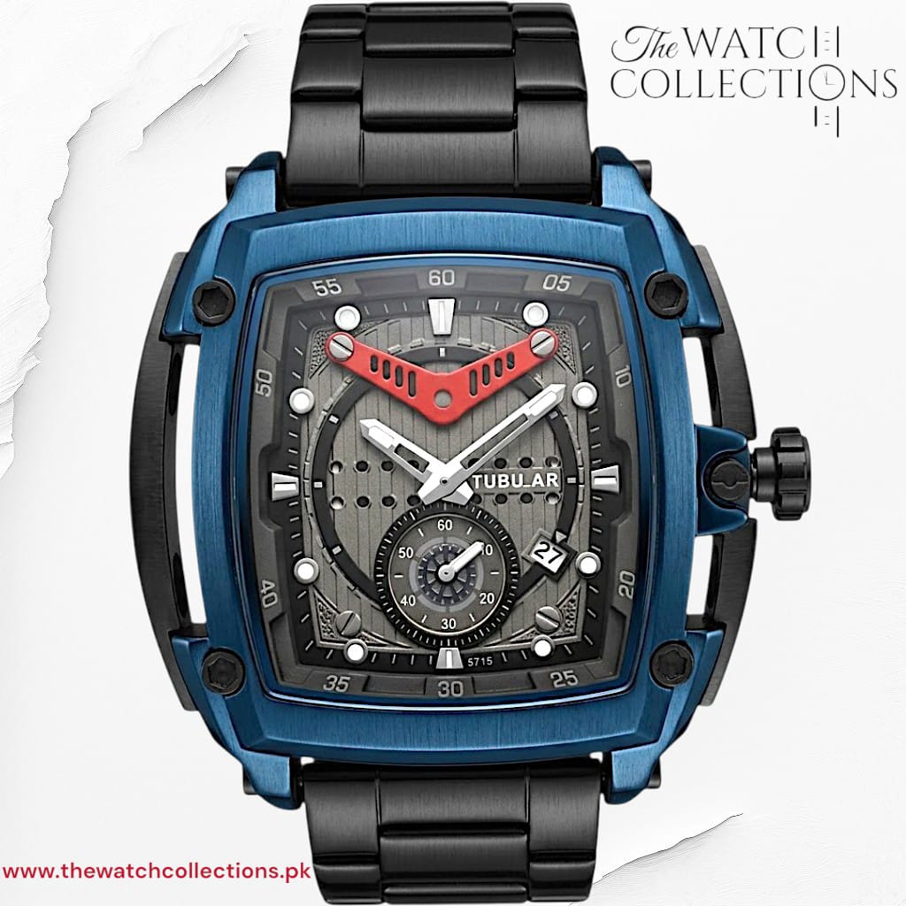 Tubular Small second & Date watch (DS-D-5715)